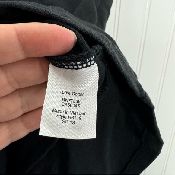 J. Crew Top XS Black Solid Peplum Short Sleeve  Casual Workwear Women - Picture 4 of 6